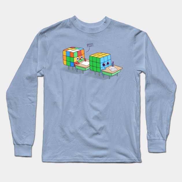 Puzzled Test Long Sleeve T-Shirt by Naolito